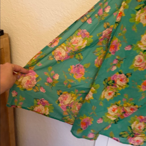 J. Crew Floral Sheer cotton voile skirt in rose garden Maxi Skirt - Picture 3 of 7